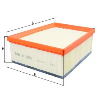 Filtre à air MAHLE LX 4297/1