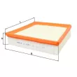 Filtre à air MAHLE LX 4335/1 - Visuel 1