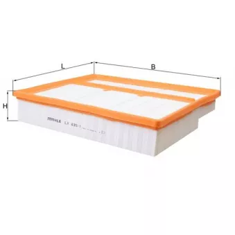 Filtre à air MAHLE LX 439/1
