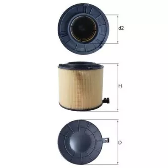 Filtre à air MAHLE LX 4406