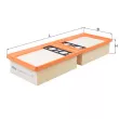 Filtre à air MAHLE LX 4414 - Visuel 1