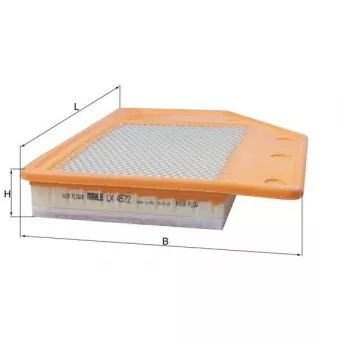 Filtre à air MAHLE LX 4572