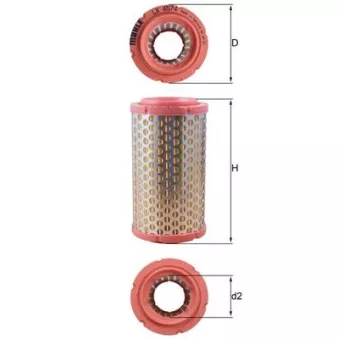 Filtre à air MAHLE LX 4574