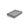 Filtre à air MAHLE LX 460/1 - Visuel 1