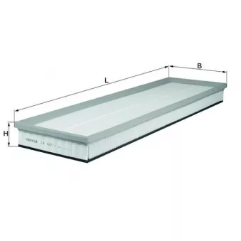 Filtre à air MAHLE LX 467/1