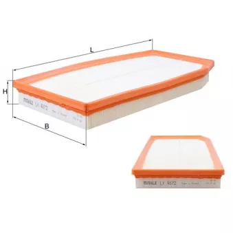Filtre à air MAHLE LX 4872