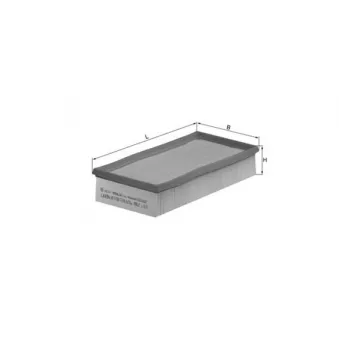 Filtre à air MAHLE LX 494