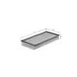 Filtre à air MAHLE LX 504 - Visuel 1