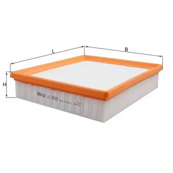 Filtre à air MAHLE LX 5083