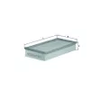Filtre à air MAHLE LX 514/1 - Visuel 1