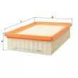 Filtre à air MAHLE LX 524 - Visuel 1