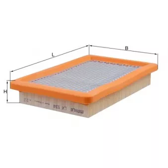 Filtre à air MAHLE LX 534