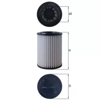Filtre à air MAHLE LX 5363