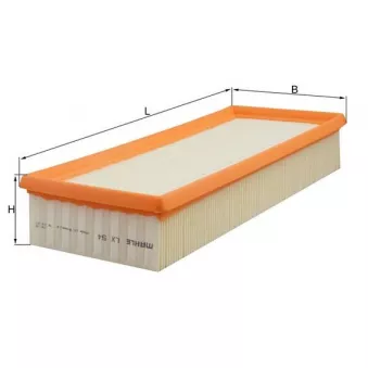 Filtre à air MAHLE LX 54