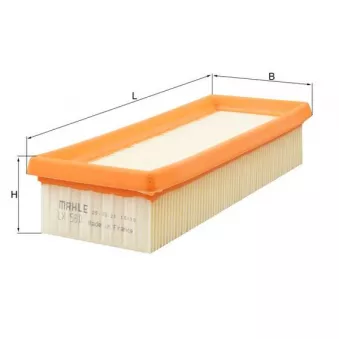 Filtre à air MAHLE LX 580