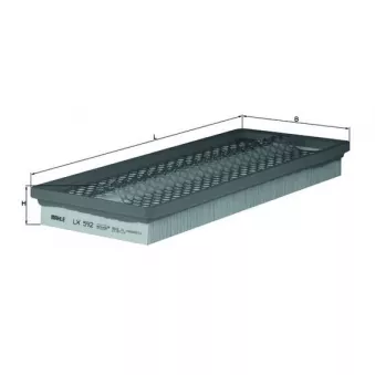 Filtre à air MAHLE LX 592