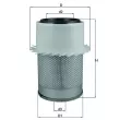 Filtre à air MAHLE LX 648 - Visuel 1