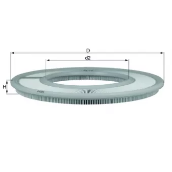 Filtre à air MAHLE LX 66