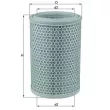 Filtre à air MAHLE LX 660 - Visuel 1