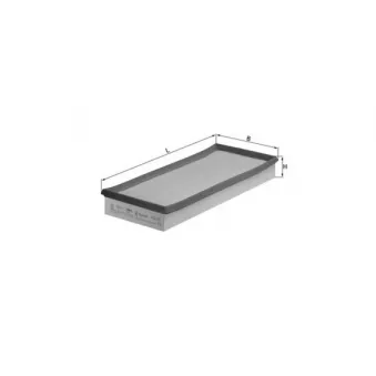 Filtre à air MAHLE LX 662