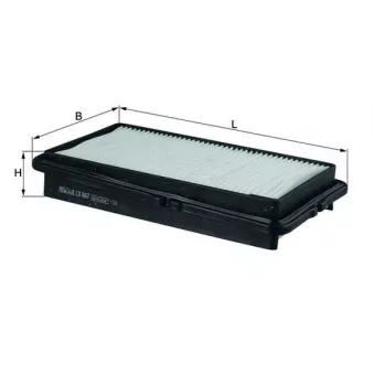 Filtre à air MAHLE LX 667