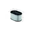 Filtre à air MAHLE LX 669 - Visuel 1