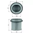 Filtre à air MAHLE LX 670 - Visuel 1