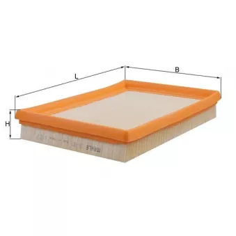Filtre à air MAHLE LX 687