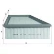 Filtre à air MAHLE LX 708 - Visuel 1