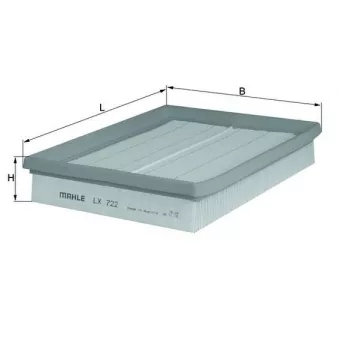 Filtre à air MAHLE LX 722