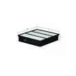 Filtre à air MAHLE LX 843 - Visuel 1