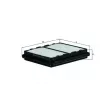 Filtre à air MAHLE LX 848 - Visuel 1