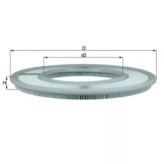 Filtre à air MAHLE LX 91