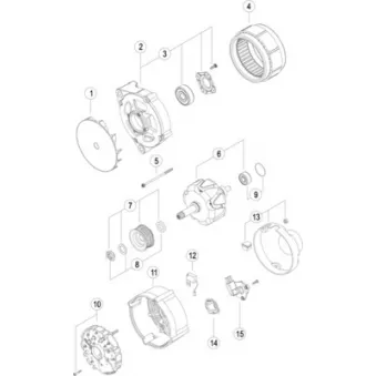 Alternateur MAHLE MG 1059