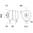 Alternateur MAHLE MG 1062 - Visuel 2