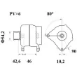 Alternateur MAHLE MG 1065 - Visuel 2