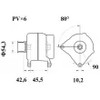 Alternateur MAHLE MG 1066 - Visuel 2