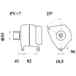 Alternateur MAHLE MG 1069 - Visuel 2