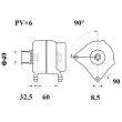 Alternateur MAHLE MG 1072 - Visuel 2