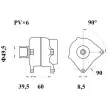 Alternateur MAHLE MG 1073 - Visuel 2