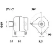 Alternateur MAHLE MG 1074 - Visuel 2