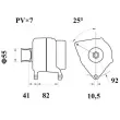 Alternateur MAHLE MG 1076 - Visuel 2