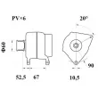 Alternateur MAHLE MG 1082 - Visuel 2