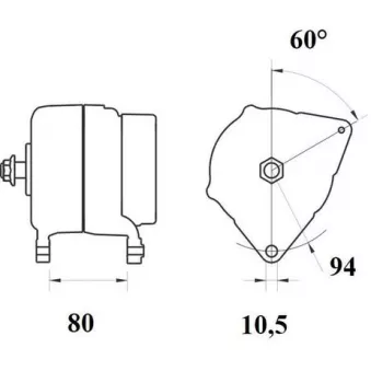 Alternateur MAHLE MG 1091