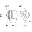 Alternateur MAHLE MG 110 - Visuel 2