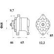 Alternateur MAHLE MG 127 - Visuel 2