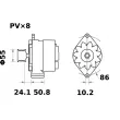 Alternateur MAHLE MG 137 - Visuel 2