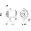 Alternateur MAHLE MG 151 - Visuel 2