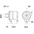 Alternateur MAHLE MG 155 - Visuel 2