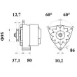 Alternateur MAHLE MG 158 - Visuel 2